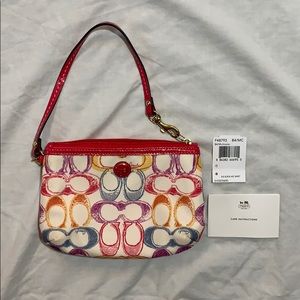 Coach Multicolor Wristlet